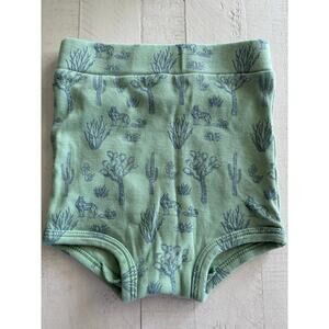 Kate Quinn Organic Cotton Green Cactus Coyote 18-24 months Bloomer EUC